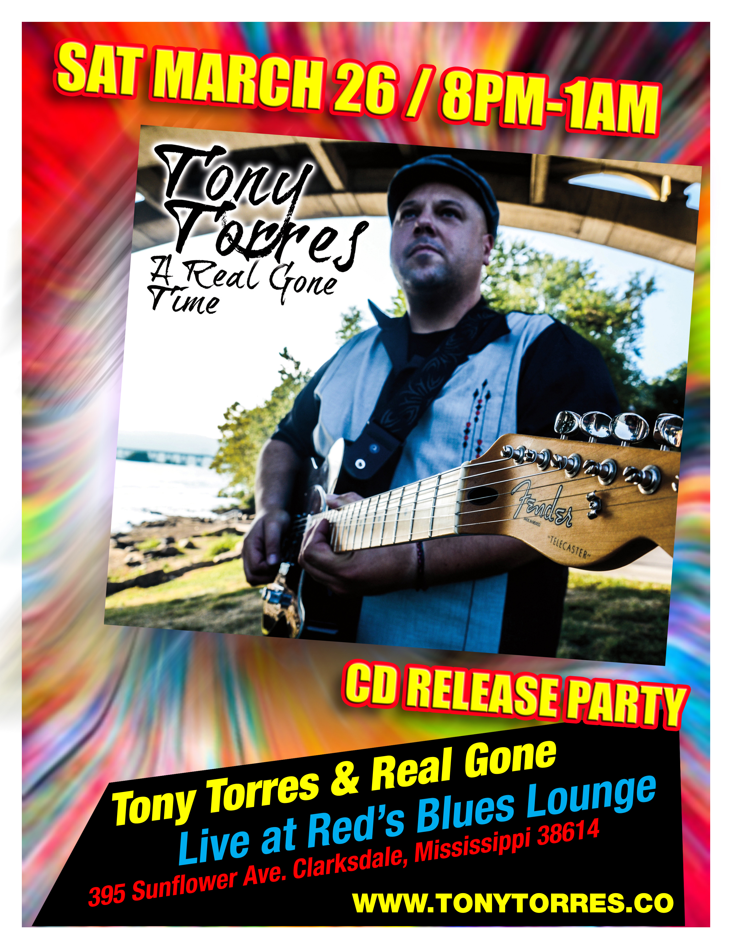 Tony Torres music schedule